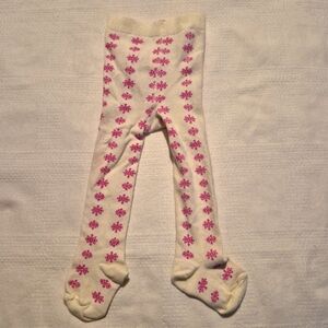 Hanna Andersson girls size 60 or 3-6 months footed tights, ruffles on tush VVGUC